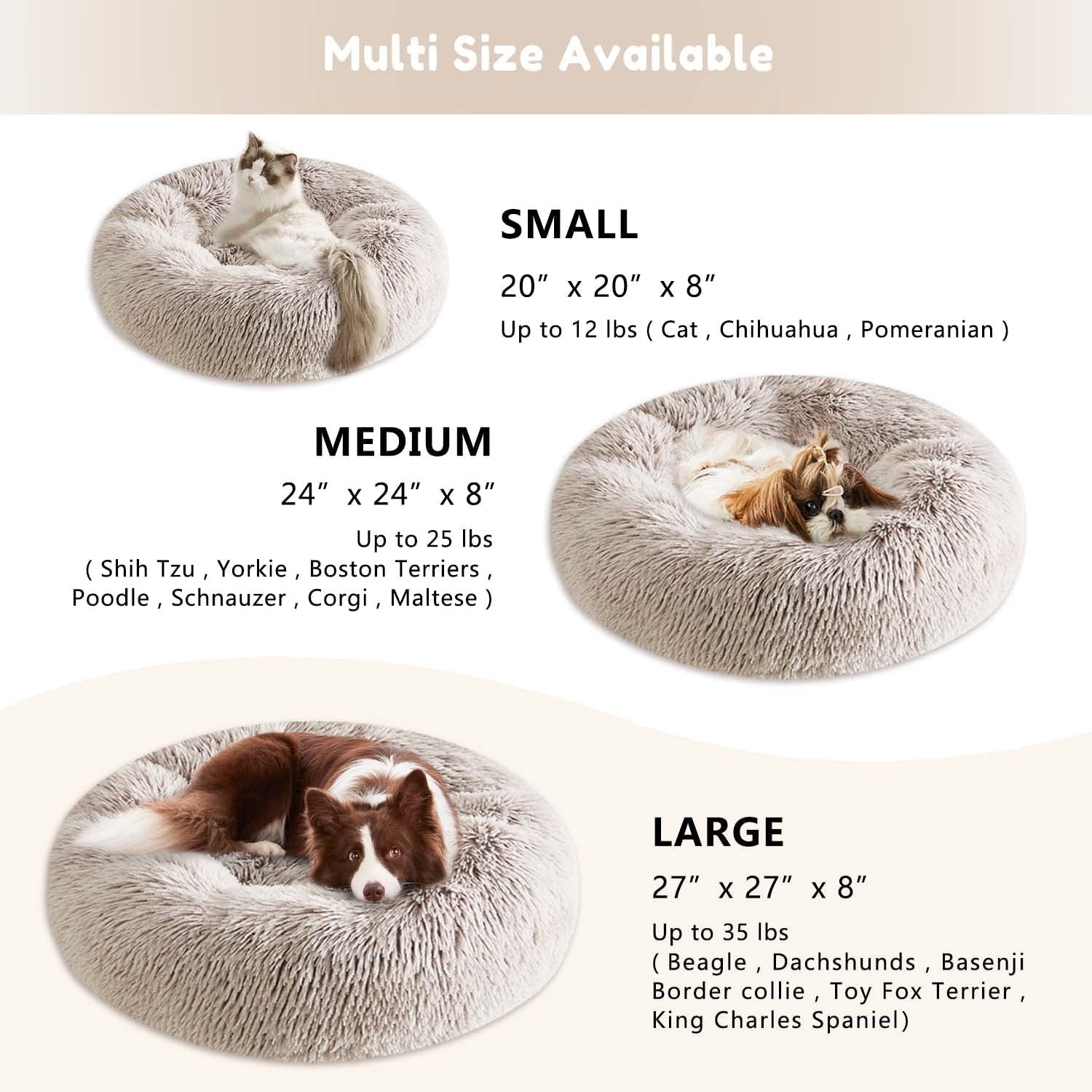 Calming Bed for Small Pets